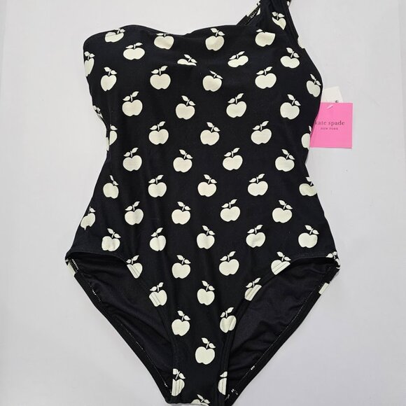 Kate Spade New York Fruit Print One Shoulder One Piece Swimsuit - Picture 5 of 9